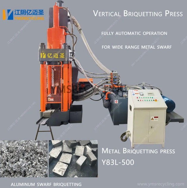 Tecnología innovadora de reciclaje: explore las infinitas posibilidades de las virutas de aluminio Briquetting Machine