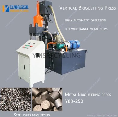 Chips de chapas de chapas de metal Briquetting: equipo clave para mejorar la eficiencia de utilización de recursos